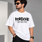 Sports Car Graphic Oversized T-Shirt