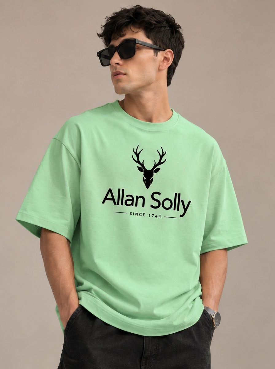 Allen Solly Printed Mint green