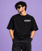 Money Typography Back Print Oversized T-Shirt
