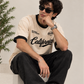 California Script Graphic Oversized T-Shirt