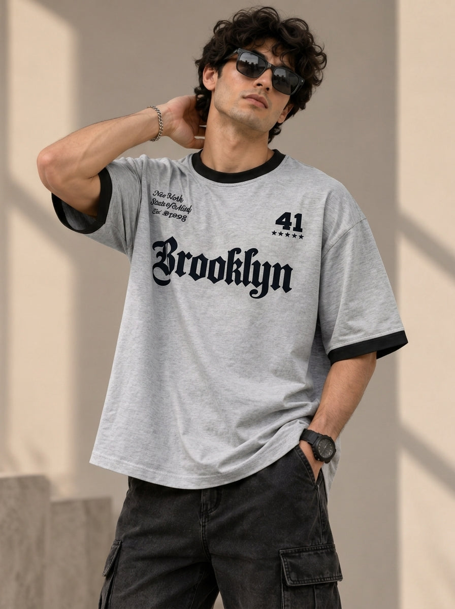 Brooklyn Graphic Oversized T-Shirt