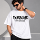 Sports Car Graphic Oversized T-Shirt