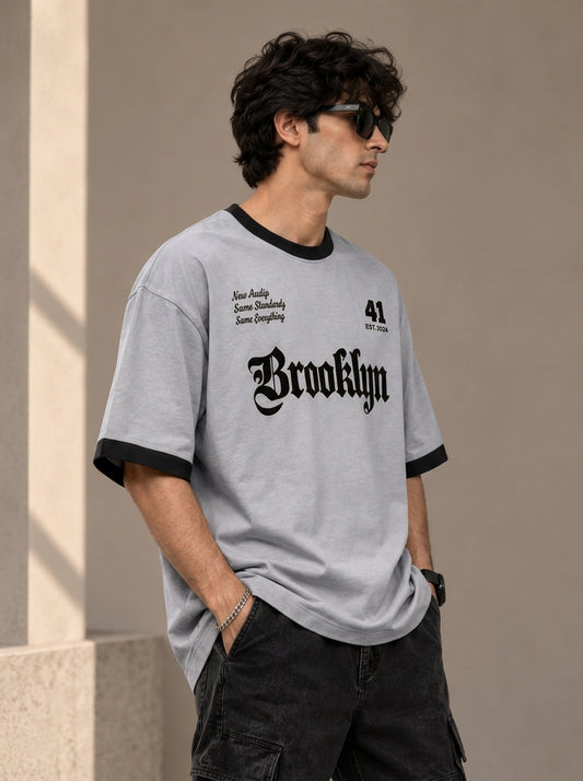 Brooklyn Graphic Oversized T-Shirt