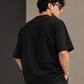 Sketch Eagle Graphic Oversized T-Shirt