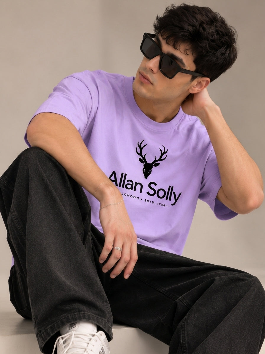 Allen Solly Printed Lavender