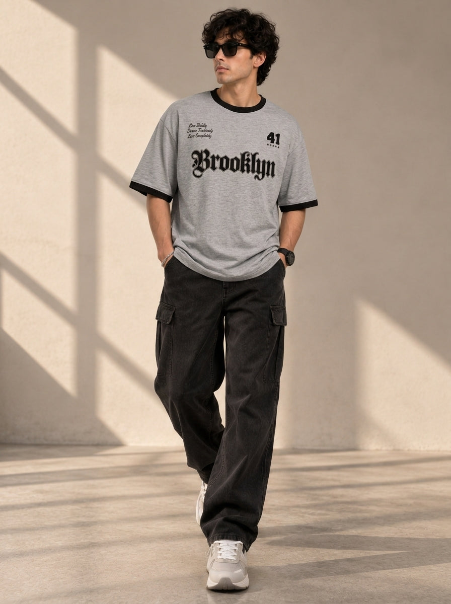 Brooklyn Graphic Oversized T-Shirt