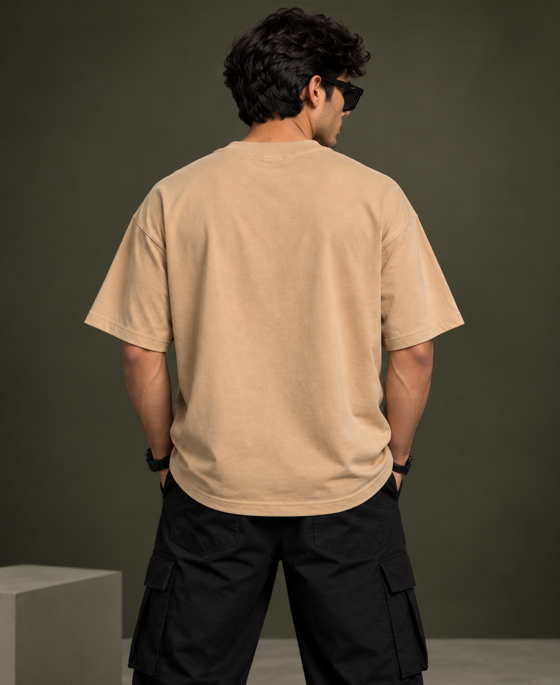 Letter Print Graphic Oversized T-Shirt