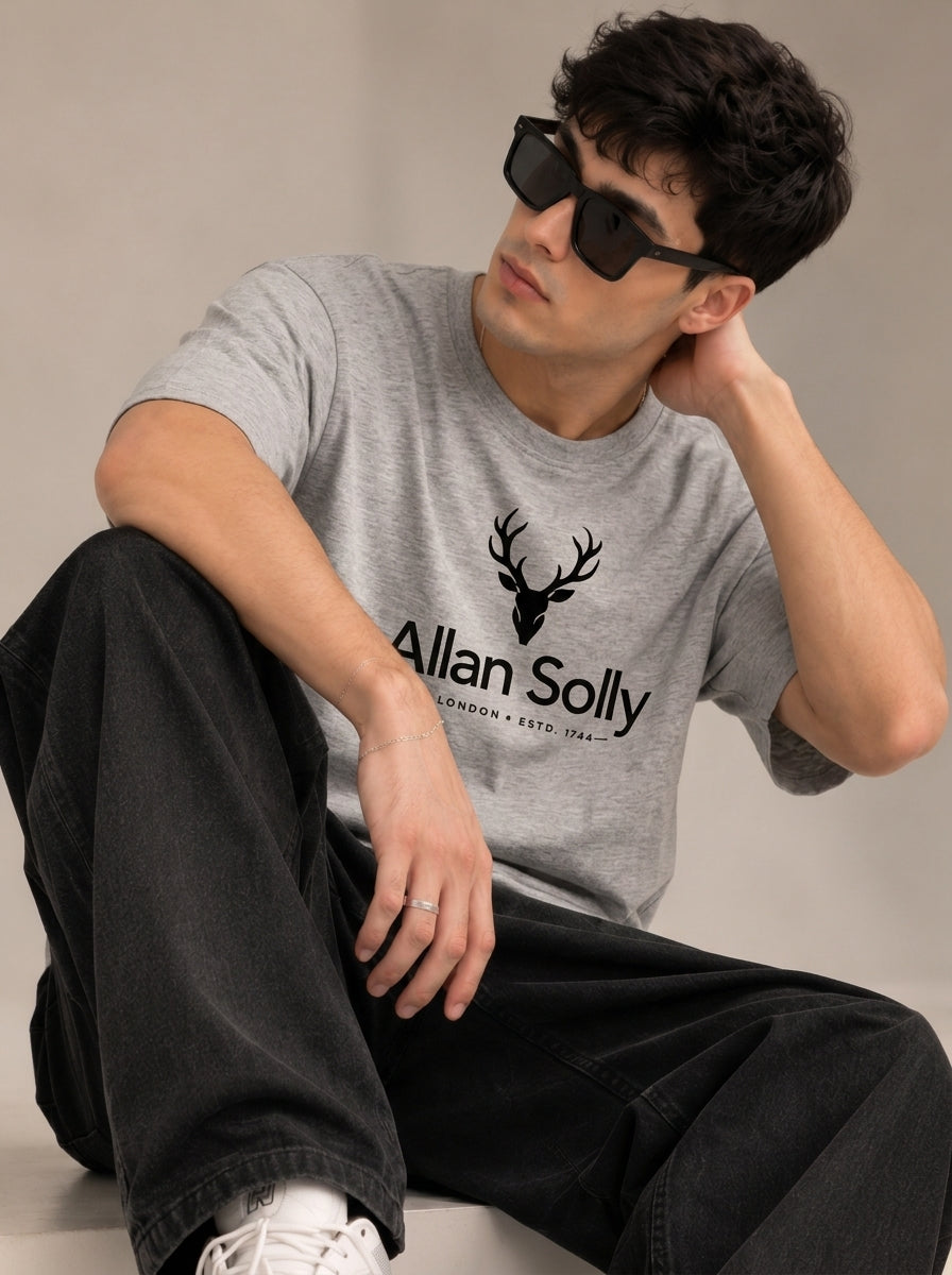 Allen Solly Printed Grey