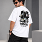 Sports Car Graphic Oversized T-Shirt