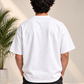 Monster Eye Anime Graphic Oversized T-Shirt - White