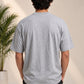 Monster Eye Anime Graphic Oversized T-Shirt - Grey