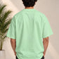 Monster Eye Anime Graphic Oversized T-Shirt - Mint Green