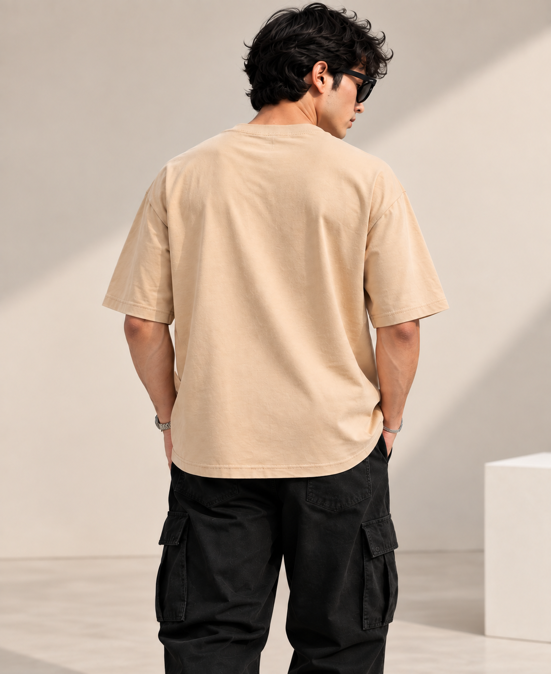 Horse Carriage Graphic Oversized T-Shirt