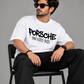Sports Car Graphic Oversized T-Shirt
