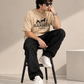 Horse Carriage Graphic Oversized T-Shirt