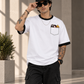 Anime Pocket Graphic Oversized T-Shirt