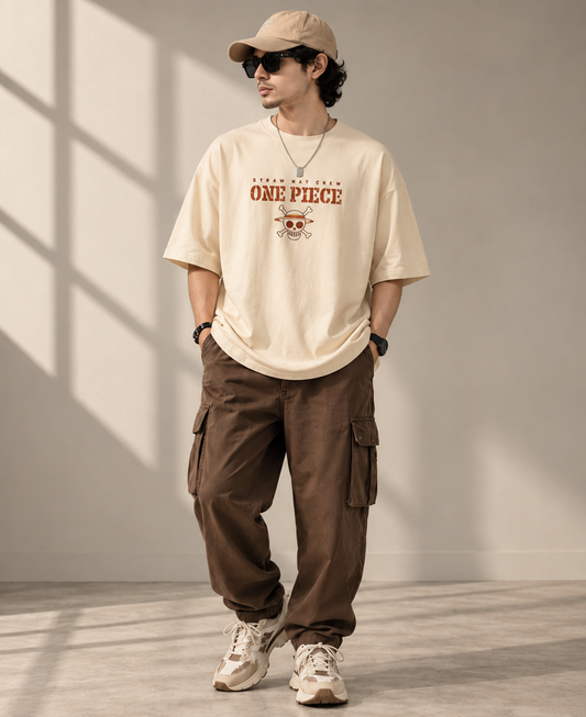 Pirate Crew Anime Graphic Oversized T-Shirt